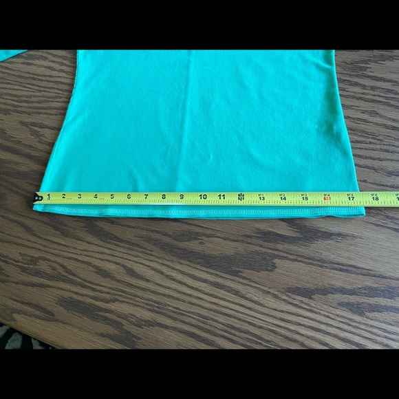 L.L. Bean Green Pima Cotton Crew Neck Top Size XS - Picture 5 of 10